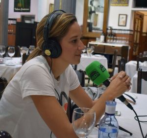 La nadadora malagueña Duane da Rocha en el Cantarrana La nadadora malagueña Duane da Rocha en el Cantarrana