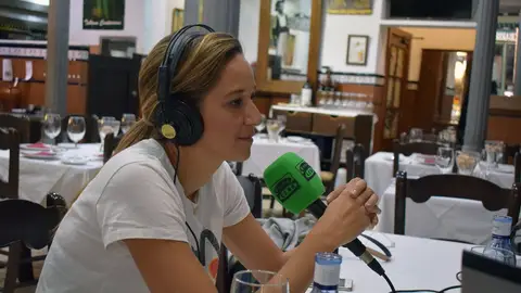 La nadadora malagueña Duane da Rocha en el Cantarrana La nadadora malagueña Duane da Rocha en el Cantarrana