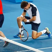 Carreño, en el partido ante Nishikori Carreño, en el partido ante Nishikori