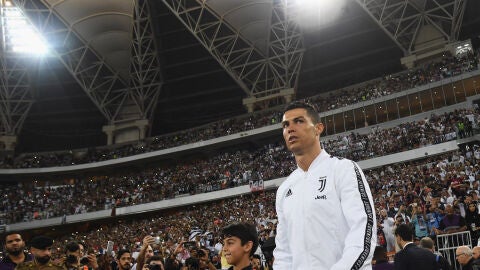 Cristiano Ronaldo, durante un partido con la Juventus