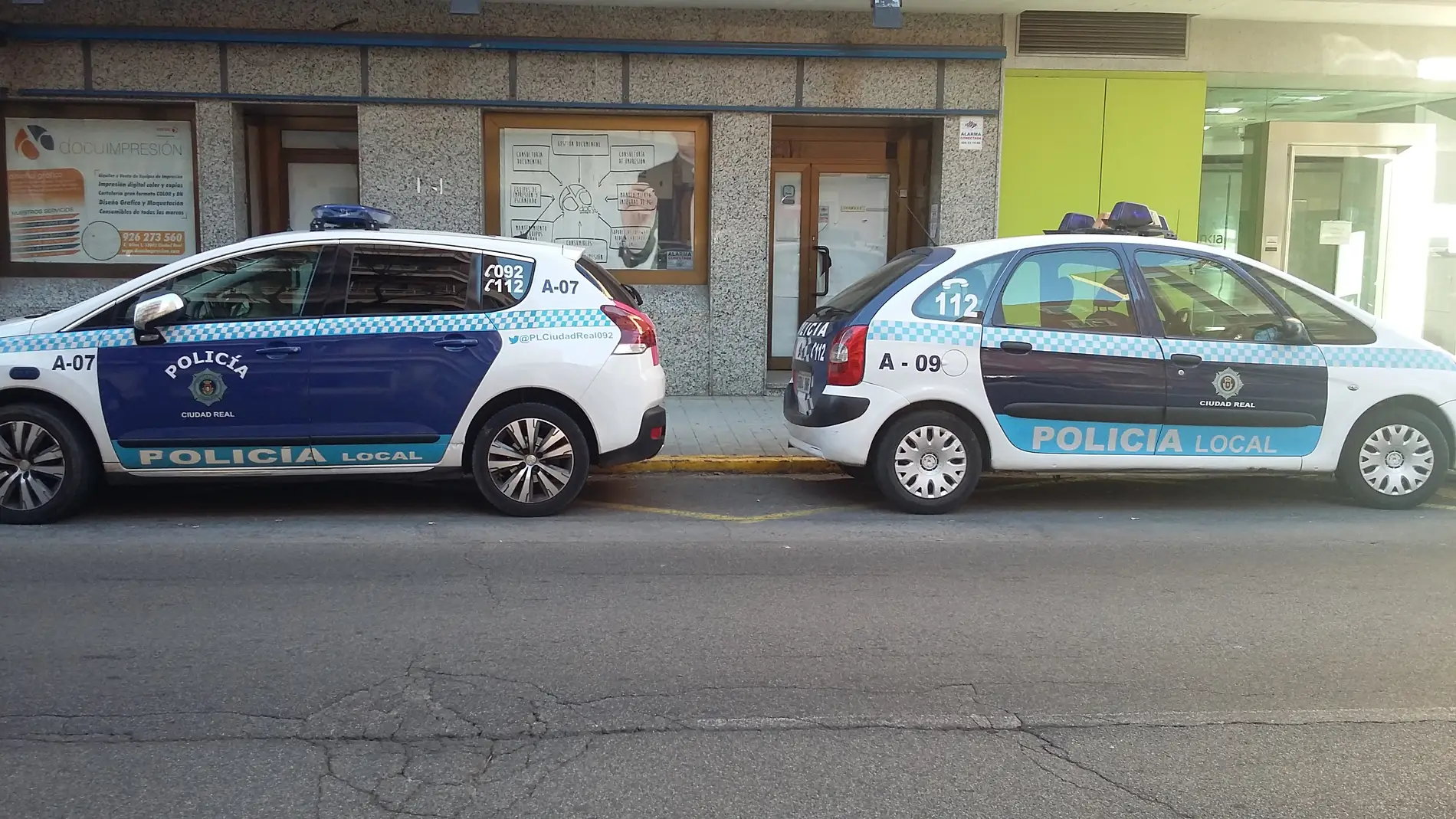 Vehículos de la Policía Local de Ciudad Real