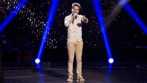José Luis Cantero canta ‘Se supone’ de Luis Fonsi en las ‘Audiciones a ciegas’ de ‘La Voz’