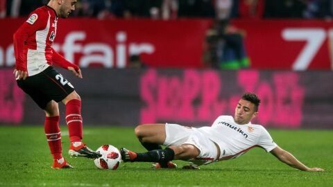 Munir, en el partido ante el Athletic
