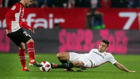 Munir, en el partido ante el Athletic Munir, en el partido ante el Athletic