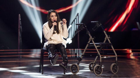 Miriam Fernández canta ‘Con las ganas’ en las ‘Audiciones a ciegas’ de ‘La Voz’