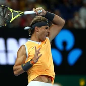 Rafa Nadal, en el partido contra Tiafoe Rafa Nadal, en el partido contra Tiafoe