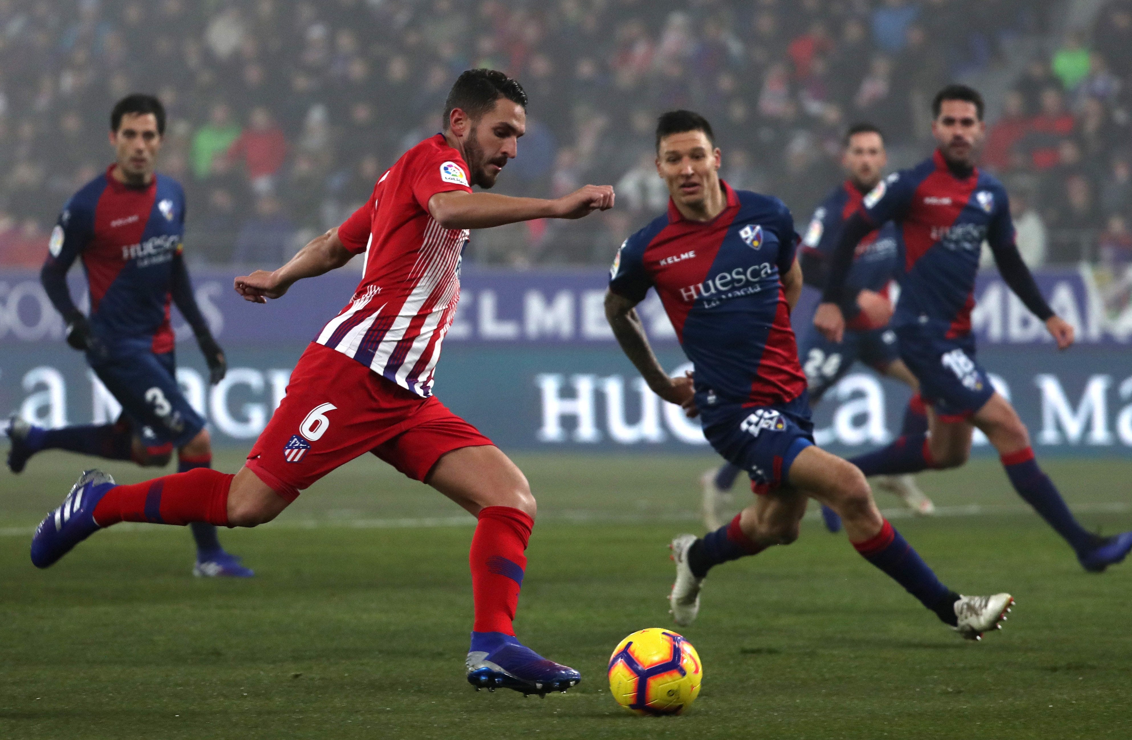 Koke sufre una lesión de grado I en su muslo derecho Koke sufre una lesión de grado I en su muslo derecho