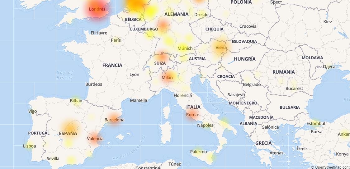 Whatsapp sufre una caída a nivel mundial Whatsapp sufre una caída a nivel mundial