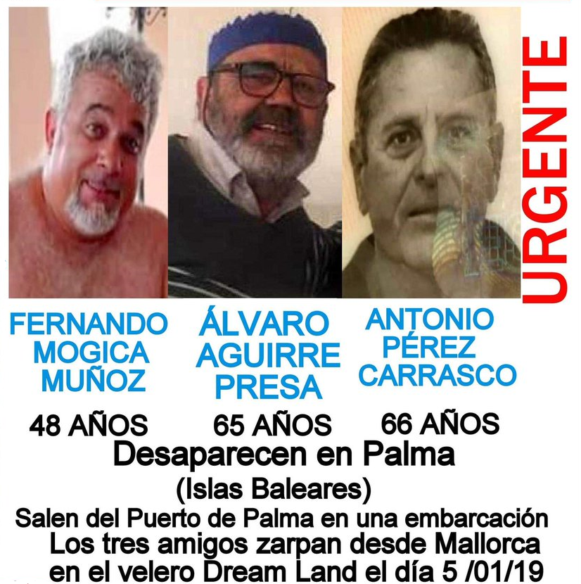 La familia del patrón asturiano desaparecido en Mallorca reclama medios para su búsqueda La familia del patrón asturiano desaparecido en Mallorca reclama medios para su búsqueda
