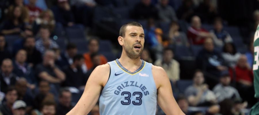 Marc Gasol, durante un partido de los Memphis Grizzlies Marc Gasol, durante un partido de los Memphis Grizzlies
