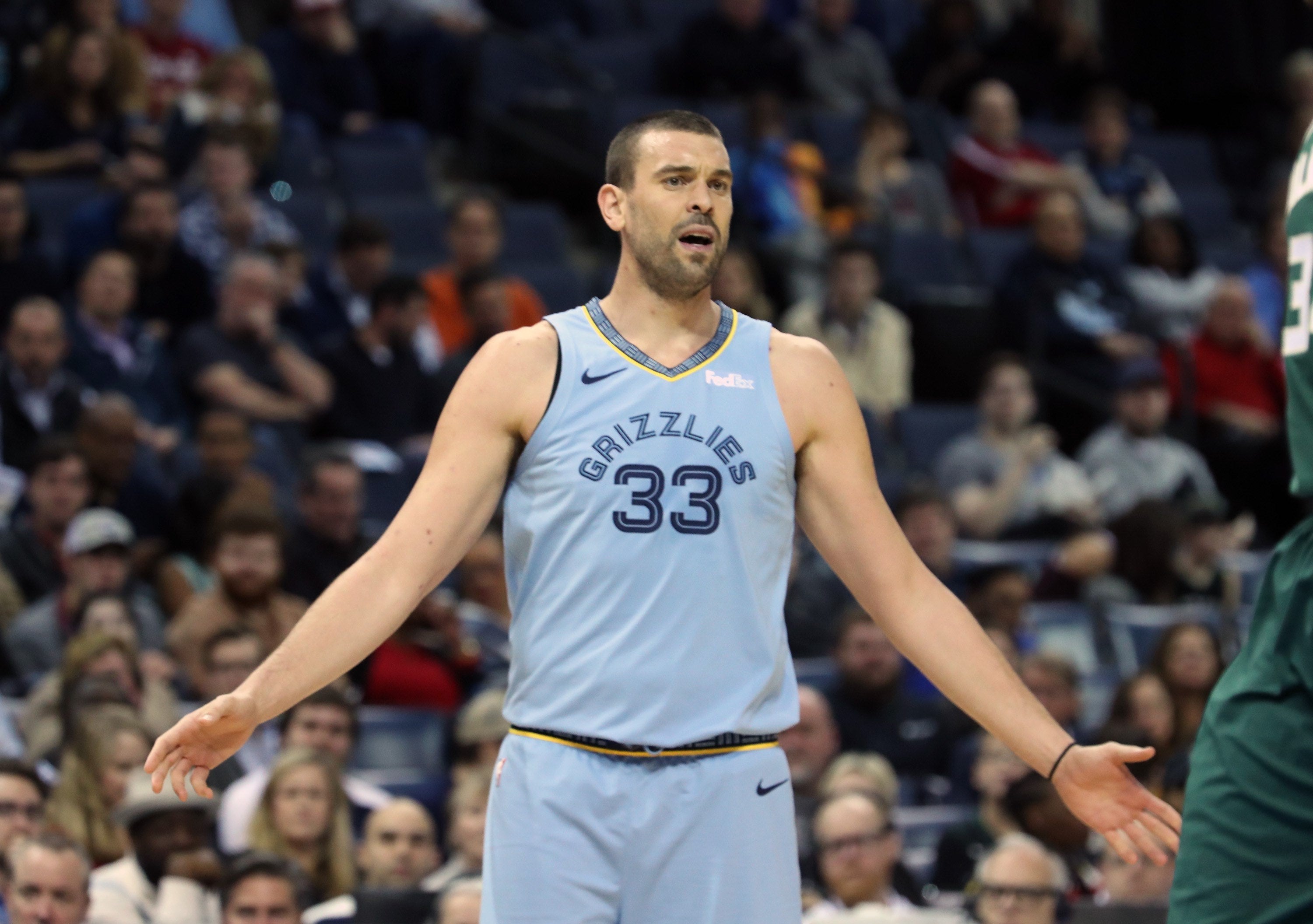 Gasol le gana la partida a Mirotic pero los Grizzlies pierden ante los Pelicans en el día de Martin Luther King Gasol le gana la partida a Mirotic pero los Grizzlies pierden ante los Pelicans en el día de Martin Luther King