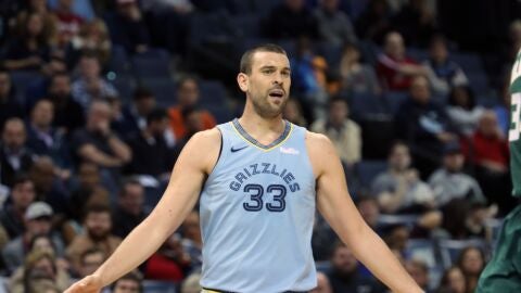 Marc Gasol, durante un partido de los Memphis Grizzlies