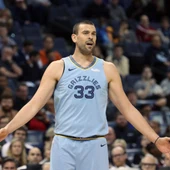 Marc Gasol, durante un partido de los Memphis Grizzlies Marc Gasol, durante un partido de los Memphis Grizzlies
