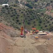 Imagen de las labores de rescate de Julen en Totalán Imagen de las labores de rescate de Julen en Totalán