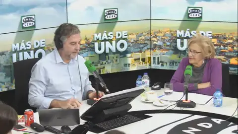 Entrevista completa con Manuela Carmena en Más de uno Entrevista completa con Manuela Carmena en Más de uno