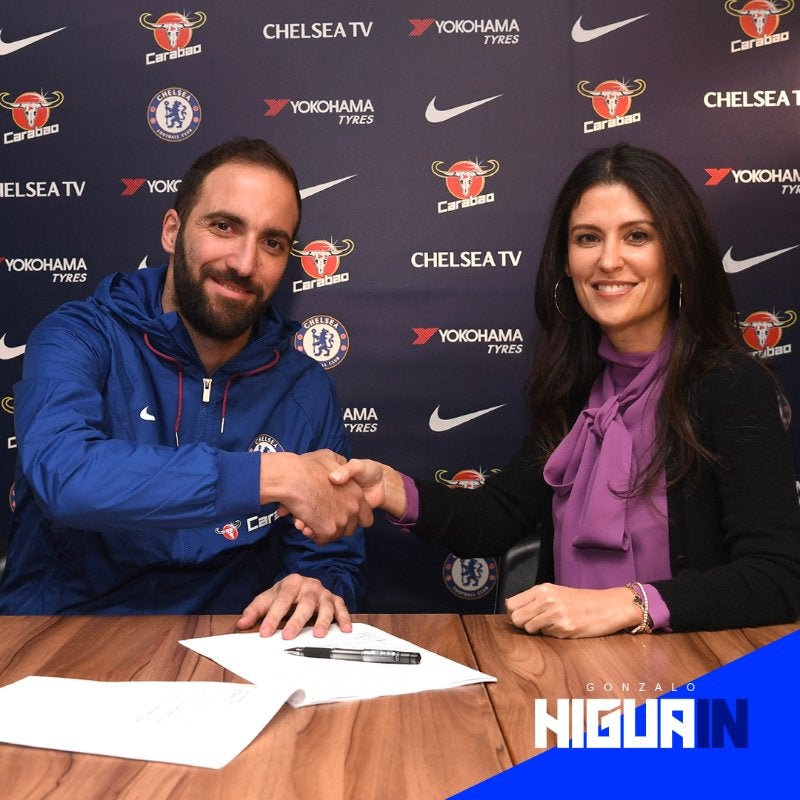 El Chelsea hace oficial el fichaje del 'Pipita' Higuaín El Chelsea hace oficial el fichaje del 'Pipita' Higuaín
