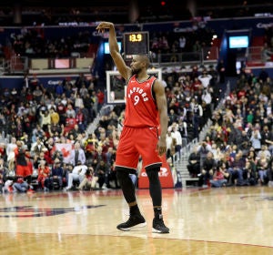 Serge Ibaka, durante un partido con los Raptors Serge Ibaka, durante un partido con los Raptors