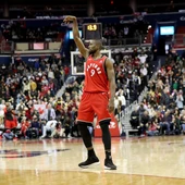 Serge Ibaka, durante un partido con los Raptors Serge Ibaka, durante un partido con los Raptors