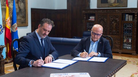 Rub&eacute;n Saavedra e Manuel Baltar