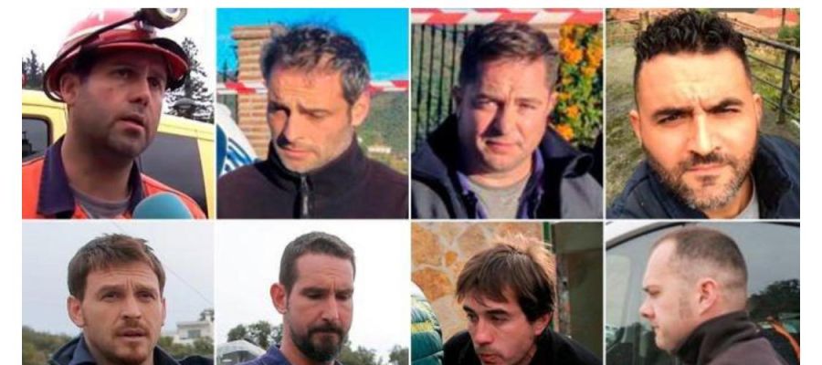 Los ocho mineros de Totalán Los ocho mineros de Totalán