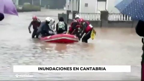 Ordenan el desalojo inmediato por inundaciones de Santa Olalla, en Cantabria