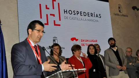 José Manuel Caballero duante su intervención en FITUR José Manuel Caballero duante su intervención en FITUR