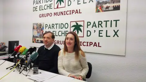 Jesús Pareja y María del Carmen Guillén, del Partido de Elche Jesús Pareja y María del Carmen Guillén, del Partido de Elche