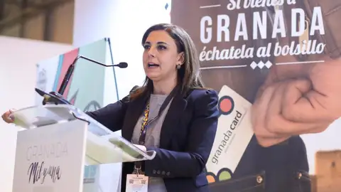 Raquel Ruz en FITUR 2019 Nueva imagen de Granada Card
