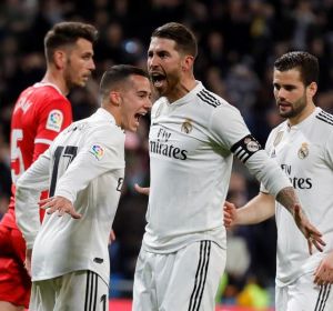 Sergio Ramos celebra un gol Sergio Ramos celebra un gol