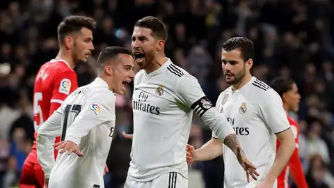 Sergio Ramos celebra un gol Sergio Ramos celebra un gol