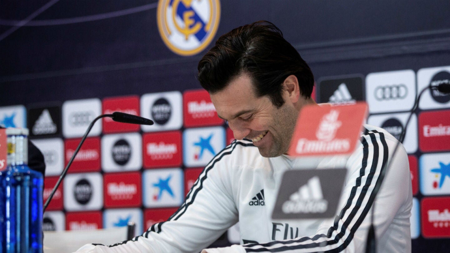 Solari, sonriente