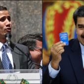 Imagen de Guaidó y Maduro