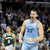 Marc Gasol en un partido de los Grizzlies Marc Gasol en un partido de los Grizzlies