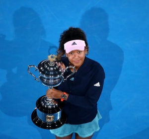 Naomi Osaka, con el Open de Australia Naomi Osaka, con el Open de Australia