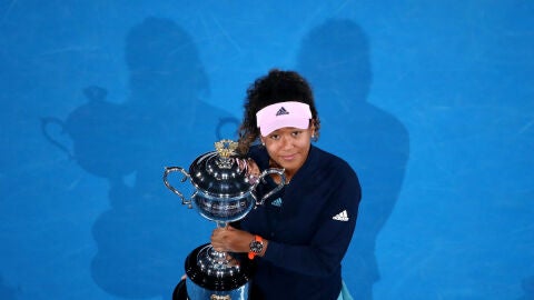 Naomi Osaka, con el Open de Australia