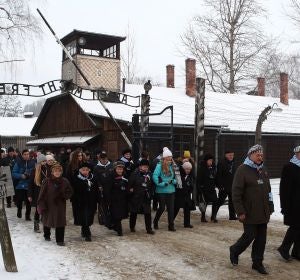 Acto conmemorativo del 74 aniversario de la liberación de Auschwitz Acto conmemorativo del 74 aniversario de la liberación de Auschwitz