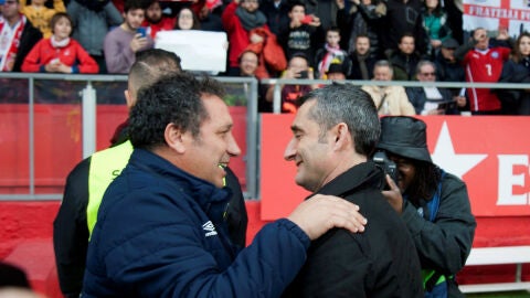 Valverde saluda a Eusebio