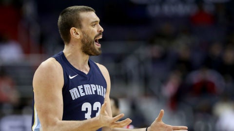 Marc Gasol, con los Grizzlies