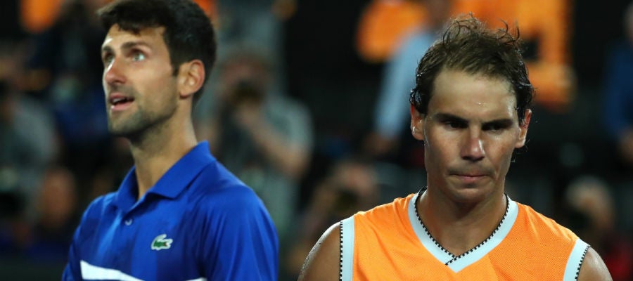 Rafa Nadal, ante Djokovic Rafa Nadal, ante Djokovic