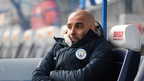 Pep Guardiola, entrenador del Manchester City