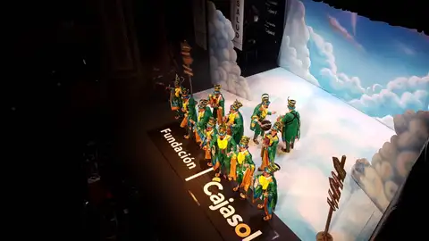 27/1/2019 Sesión 2ª Preliminares COAC 2019 Segunda sesión de preliminares con las siguientes agrupaciones: coro de Cádiz'Gran Reserva', chirigota de Cádiz 'Las cosas del destino', comparsa de Ubrique 'La atalaya de los canallas', chirigota de Cádiz 'La ciudad no es para mí', cuarteto de Alcalá de Guadaíra 'Abierto por reforma', chirigota de Sevilla 'Una chirigota sin clase', comparsa de Carmona 'El circo de la mariposa', y la comparsa de Tocina (Sevilla) 'A base de palos'.