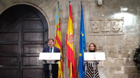 Puig y Batet aseguran que el objetivo es mantener la lealtad institucional. REUNIÓN PUIG BATET