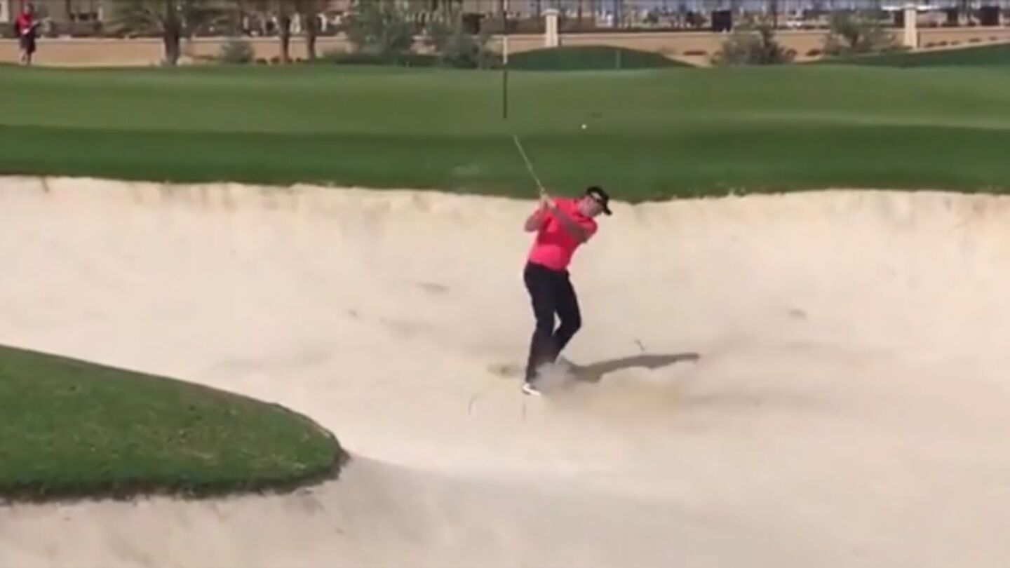 Sergio Garc&iacute;a pierde los nervios en el Saudi International