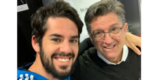 El mensaje de Isco junto a Chendo en Twitter
