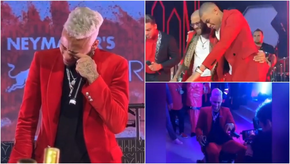 Lágrimas, risas, baile en silla de ruedas... así fue la loca fiesta de cumpleaños de Neymar Lágrimas, risas, baile en silla de ruedas... así fue la loca fiesta de cumpleaños de Neymar