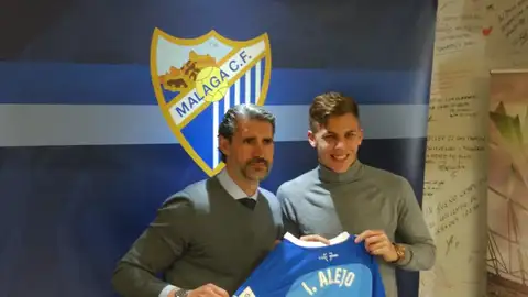 Presentación de Iván Alejo como nuevo jugador del Málaga CF Presentación de Iván Alejo como nuevo jugador del Málaga CF