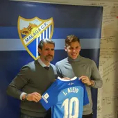 Presentación de Iván Alejo como nuevo jugador del Málaga CF Presentación de Iván Alejo como nuevo jugador del Málaga CF