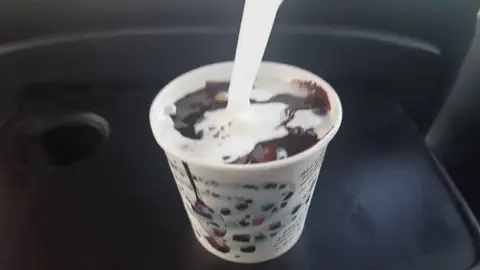 Comida en el coche Comida en el coche