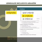 El Gobierno de Aragón recomienda a sus "funcionarias y funcionarios" que usen la palabra "criatura" y no "niño o niña"