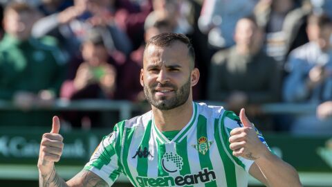 Jes&eacute;, en su presentaci&oacute;n como jugador del Betis